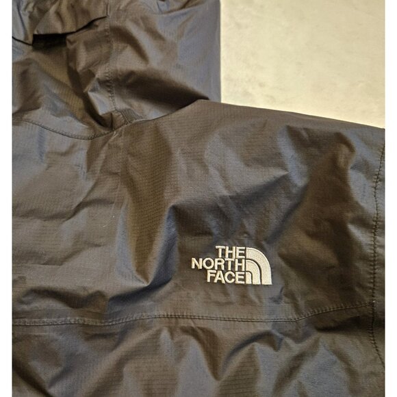 The North Face Dryvent Jacket Men’s Large Shell Windbreaker Rain Black Hooded - Picture 14 of 14